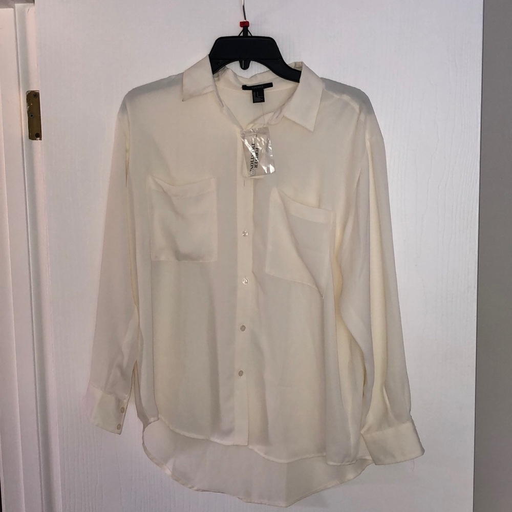 Cream blouse